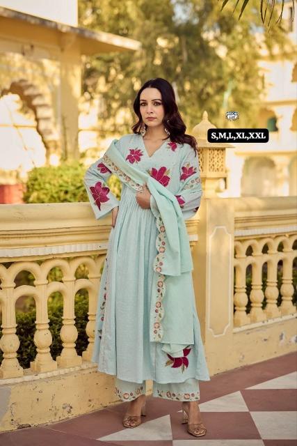 Krunique 3pcs wholesale kurti market in amravati